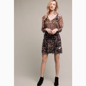 Anthropologie HD in Paris Lilly Ruffle Tunic dress